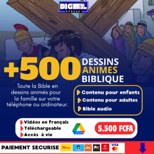 Pack Ultime de Dessins Animés Bibliques – La Bible en Vidéo pour Toute la Famille